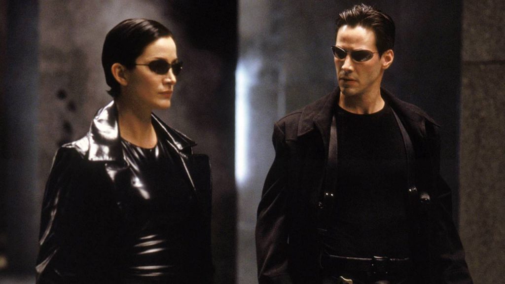 Carrie-Anne Moss e Keanu Reeves