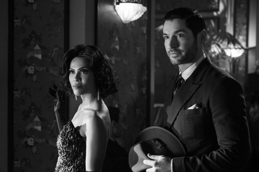 Lucifer' Tom Ellis e Lesley-Ann Brandt