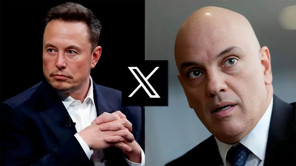 Elon Musk X Alexandre de Moraes